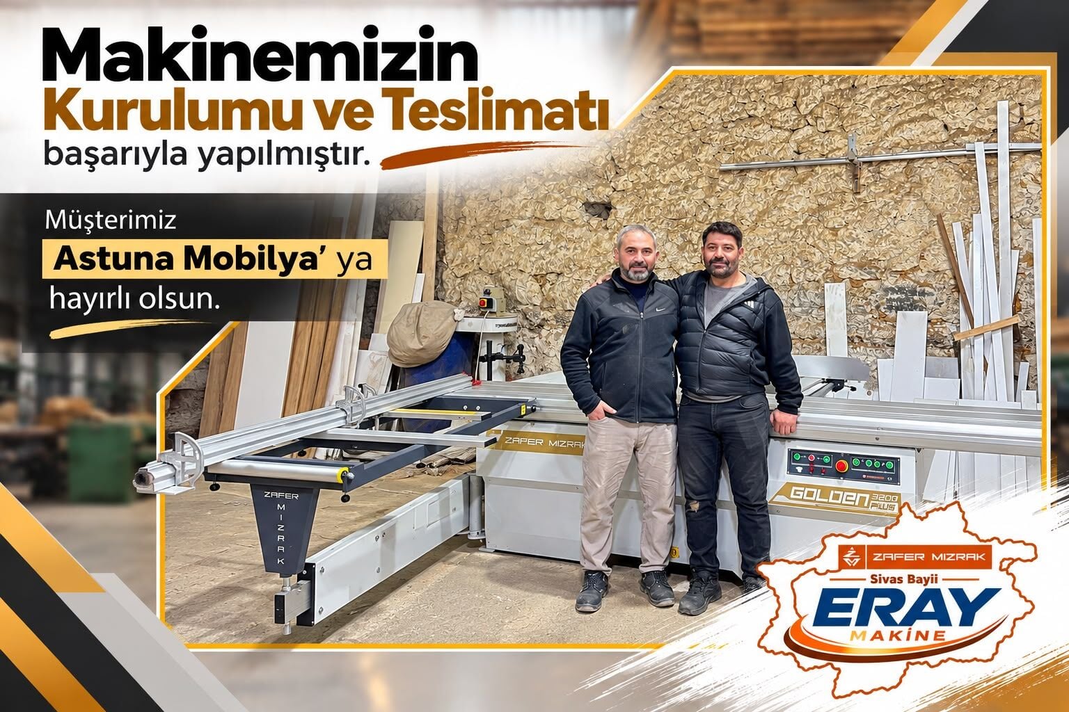 MÜŞTERİMİZE HAYIRLI OLSUN